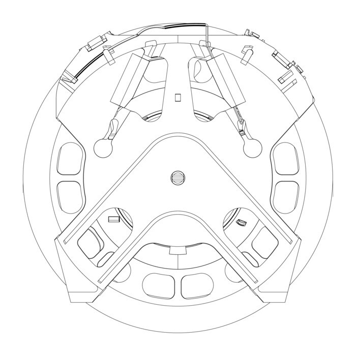 AEG Electrolux 140041108675 Kabelaufroller für Staubsaugernetzkabel - Kabelwinde,9m eu