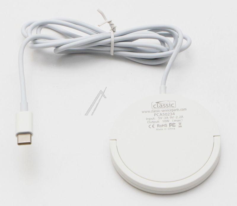 Classic PCA50234 Ladegerät Handy - Magic qi 10w qi-ladegerät, weiss mit magnet