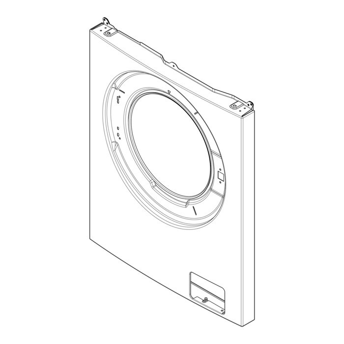 AEG Electrolux Frontblende 1327837801 für Waschmaschine Gehäuse Vorderteil P10 Ersatzteil