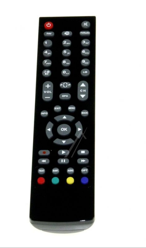 Vestel 30073061 - Rc2712 fernbedienung schwarz bush, finlux, sedea, nordmende, passend für listo
