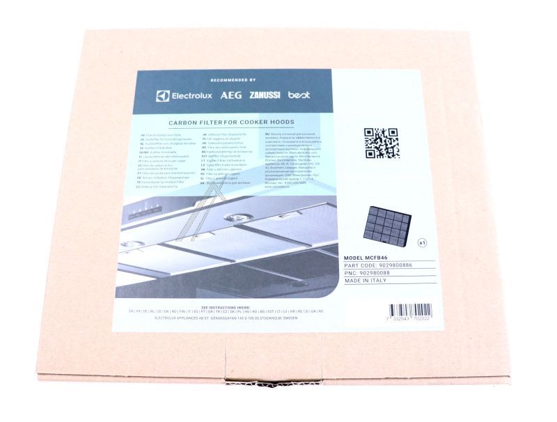 AEG Electrolux 9029800886 Kohlefilter - Mcfb46 carbon filter lang life