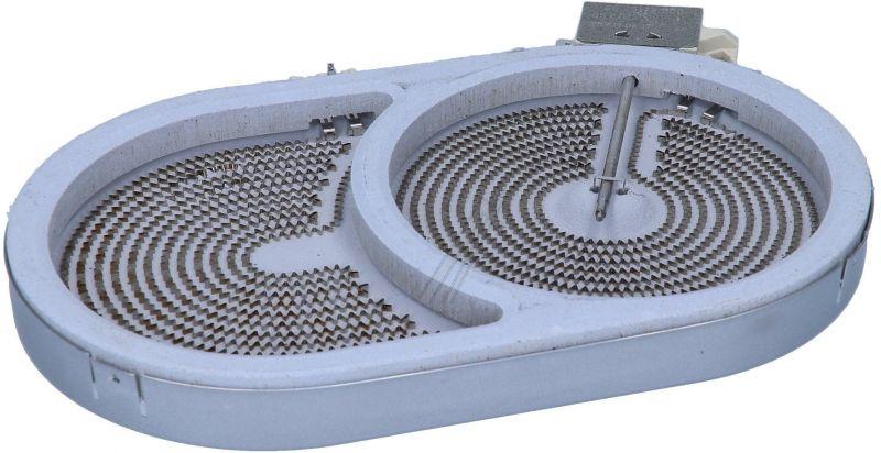 Atlan 2401000046 Strahlenheizkörper - 10.57411.504 zweikreis-strahlungsheizkörper, 2000w, oval