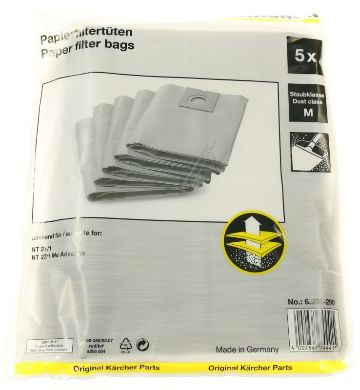 Kärcher 69042900 Staubsaugerbeutel - 6.904-290.0 filtertueten 5st.