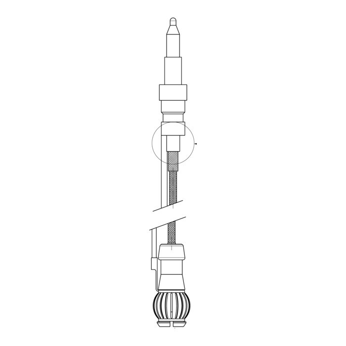 AEG Electrolux 140173798038 Thermoschalter - Thermocouple,l=450mm