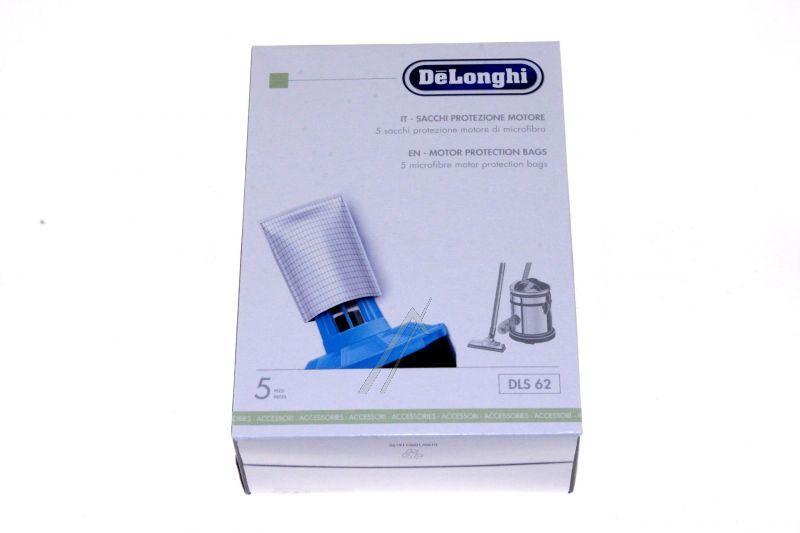 Delonghi 5519110371 Staubsaugerfilter - Dls 62 motorschutzfilterbeutel, 5 stück