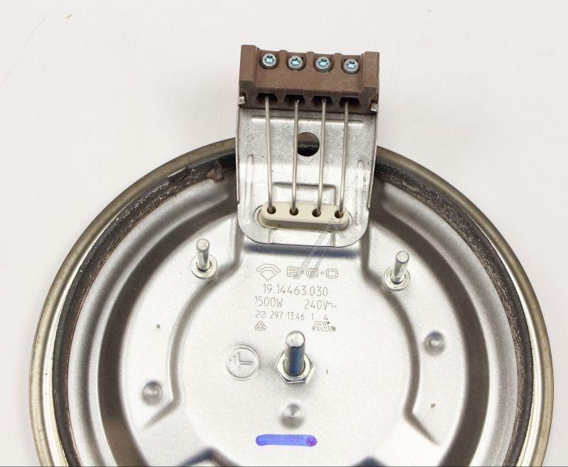 Whirlpool Indesit 482000062485 - C00040072 kochplatten mit uberfallrand 4mm 145mm