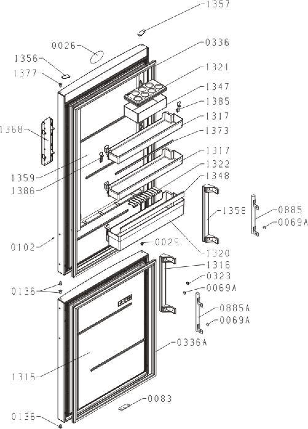 Explosionszeichnung Gorenje 514630 RK6193LRD Explosionszeichnung Gorenje 514630 RK6193LRD