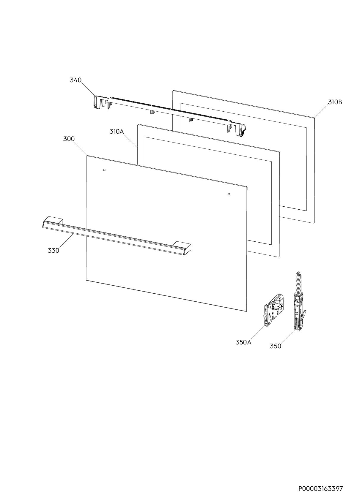 Explosionszeichnung AEG 94949730902 LOE7C31S