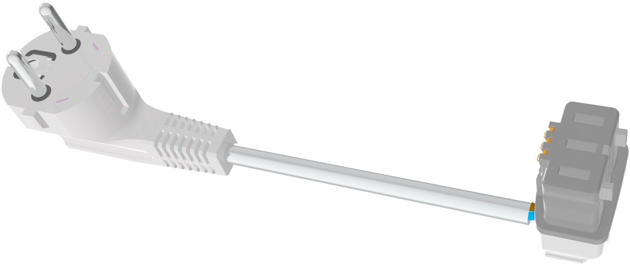 Bosch Siemens Anschlusskabel 12038560 für Kühlschrank Stecker Ersatzteil