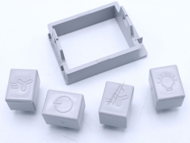 Faber 1330530281 Knopf Taste - Kit frame+buttons rectangul.lg abs-v0 3v