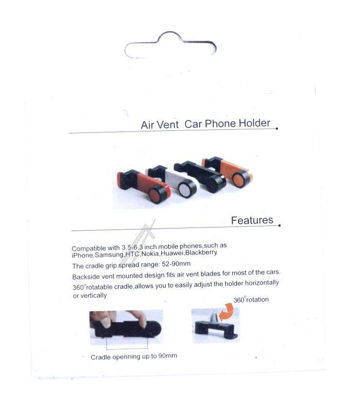 DLH DYDU2095 - Dy-du2095 support universel de phone pour grille de ventilation