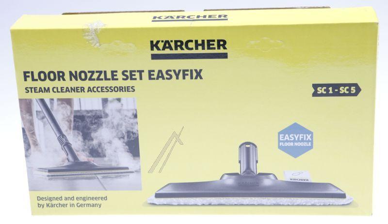 Kärcher 28633370 Parkettbürste - 2.863-337.0 set de buse sol easy fix (incl. 1 buse sol et 1 serpillière microfibres)