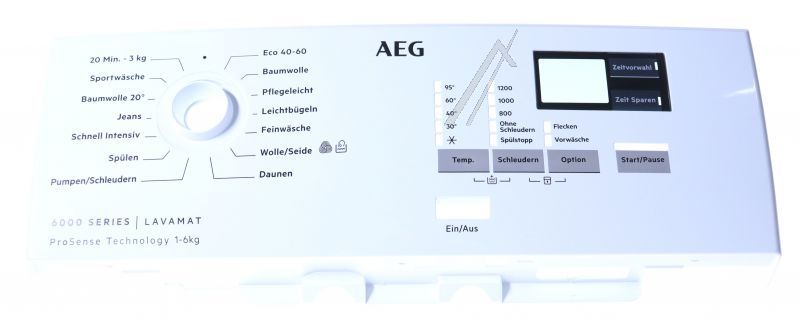 AEG Electrolux 140196167013 Bedienteilblende - Support panneau,imprimé,aeg,de
