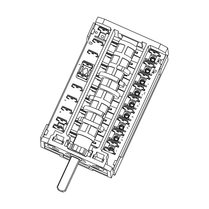 AEG Electrolux 140126163017 - Schalter,backofen,5+0