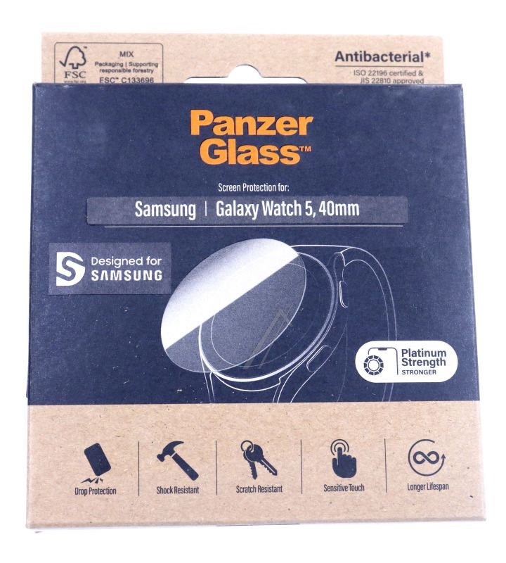 Panzerglass 3674 Display-Schutzfolie - Passend für panzerglass screen protector samsung galaxy watch 5 40mm
