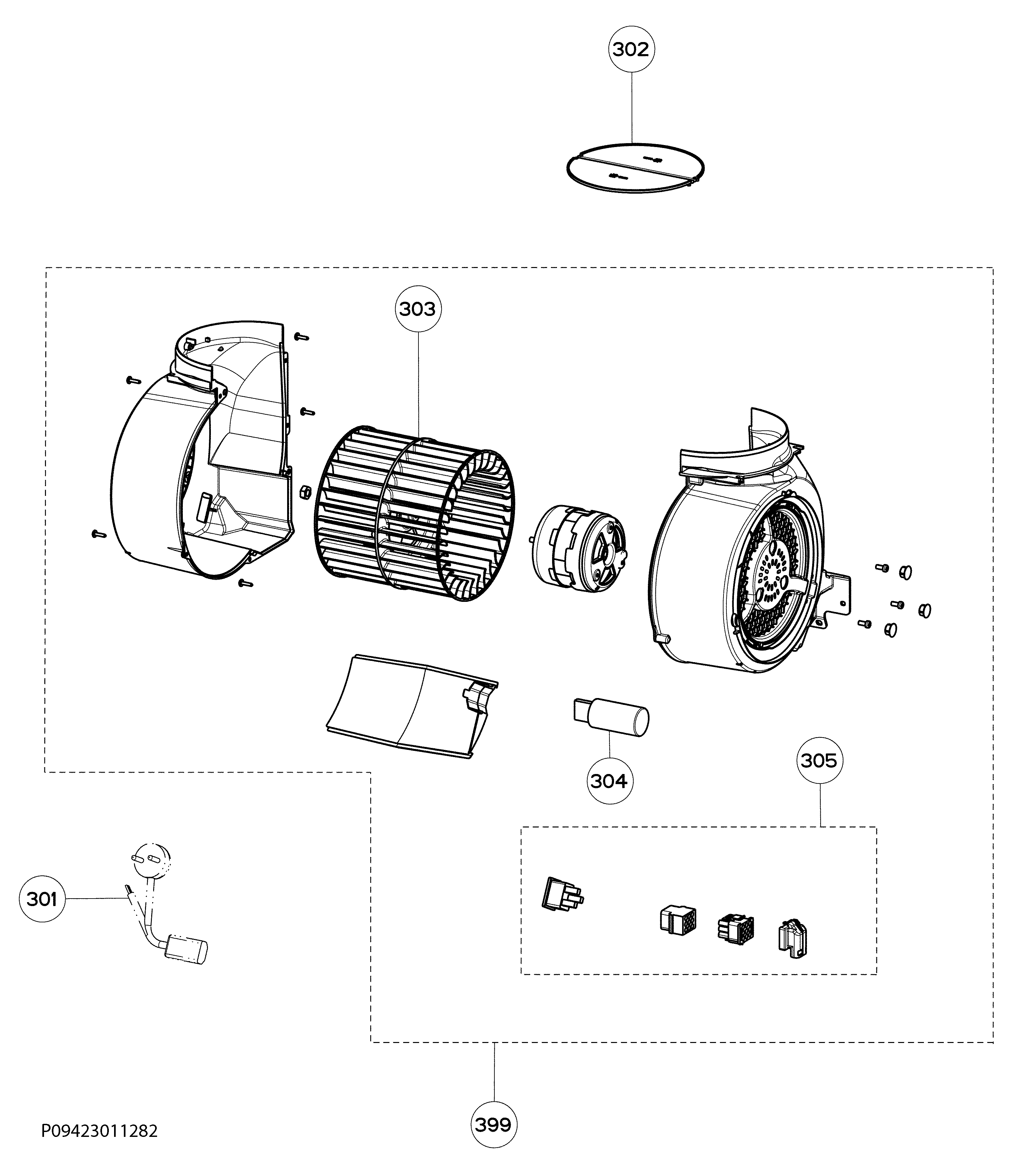 Explosionszeichnung Ikea 94249276301 F�RTROLLA