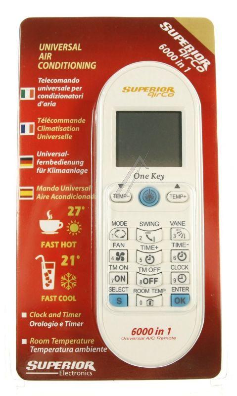 Superior SUPCU003 Fernbedienung - Airco 6000 in1 ersatzfernbedienung für klimaanlagen