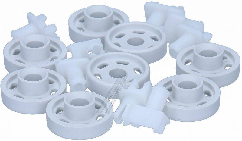 Korbrollen 4071300307 AEG Electrolux für Geschirrspüler Rollen-Set für Unterkorb (8 Stück) Ersatzteil