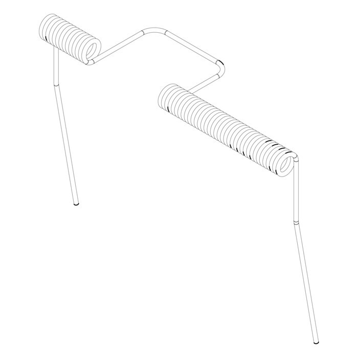 AEG Electrolux 2416889018 Drehfeder - Mechanismus de verdrehung