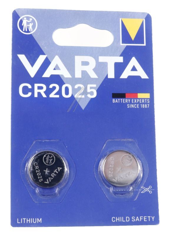 Varta 6025101402 Knopfzelle 3,0V - Cr2025 3,0v lithium knopfzelle passend für varta 2er blister
