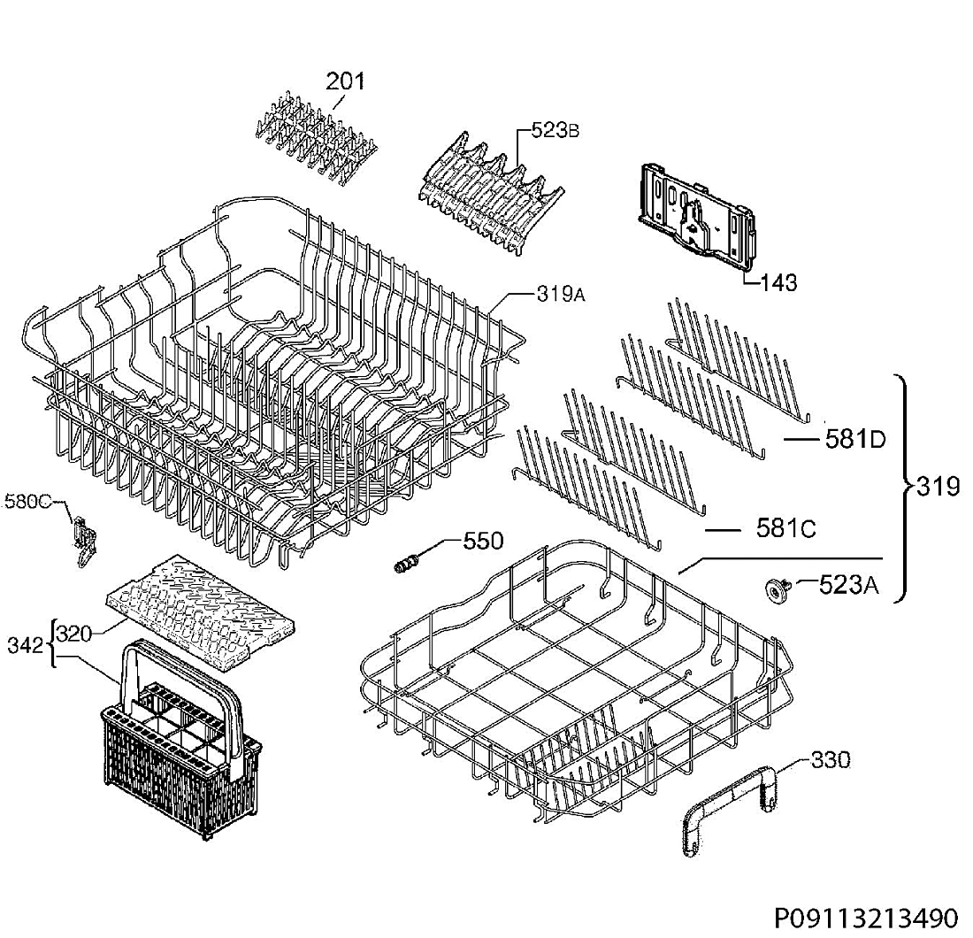 Explosionszeichnung Ikea 91153611302 SKINANDE Explosionszeichnung Ikea 91153611302 SKINANDE