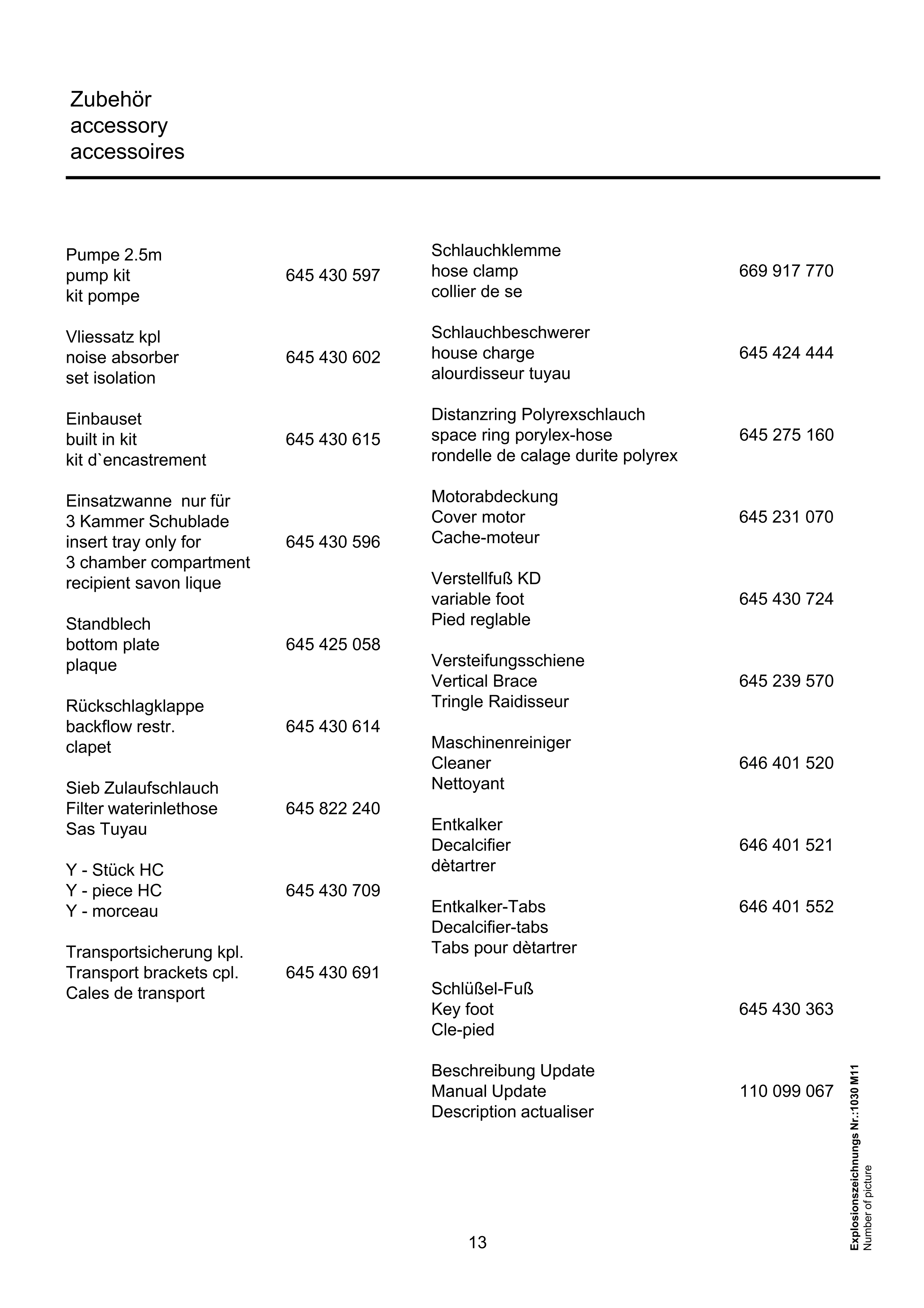 Explosionszeichnung AEG 91400119601 LAV62600-W Explosionszeichnung AEG 91400119601 LAV62600-W