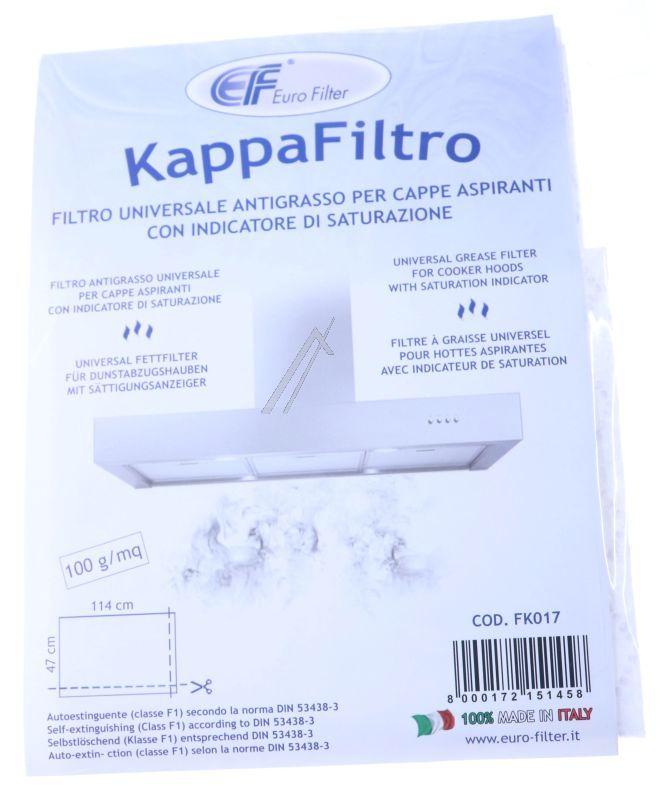 Fettfilter - Fettfilter 47 x 114 cm, zuschneidbar alternativ für electrolux 902980197