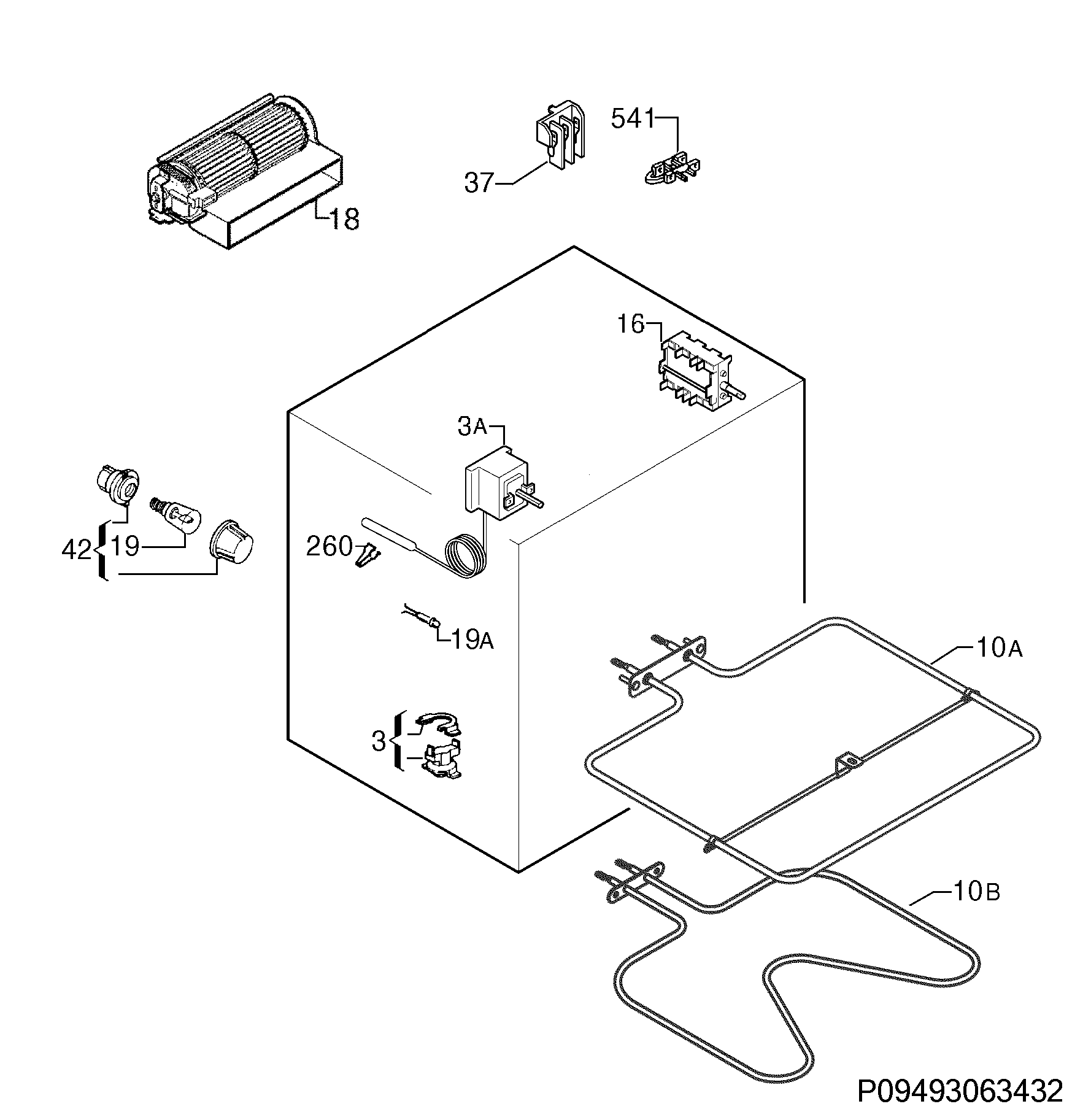 Explosionszeichnung Ikea 94406450004 LOV3