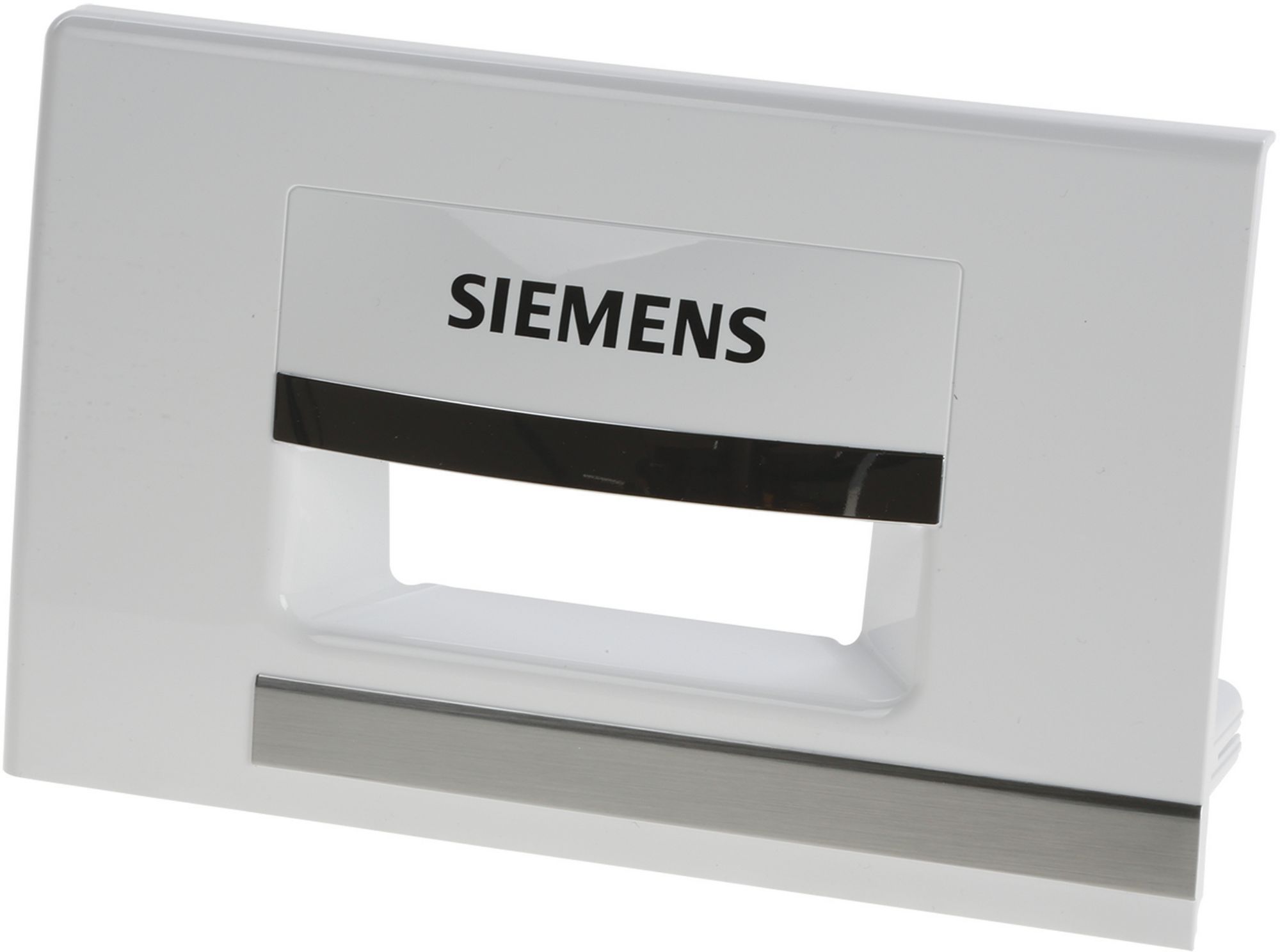 BSH Bosch Siemens 12006218 Blende Waschmittelkasten - Ablage griffplatte - premium gebürstet metall