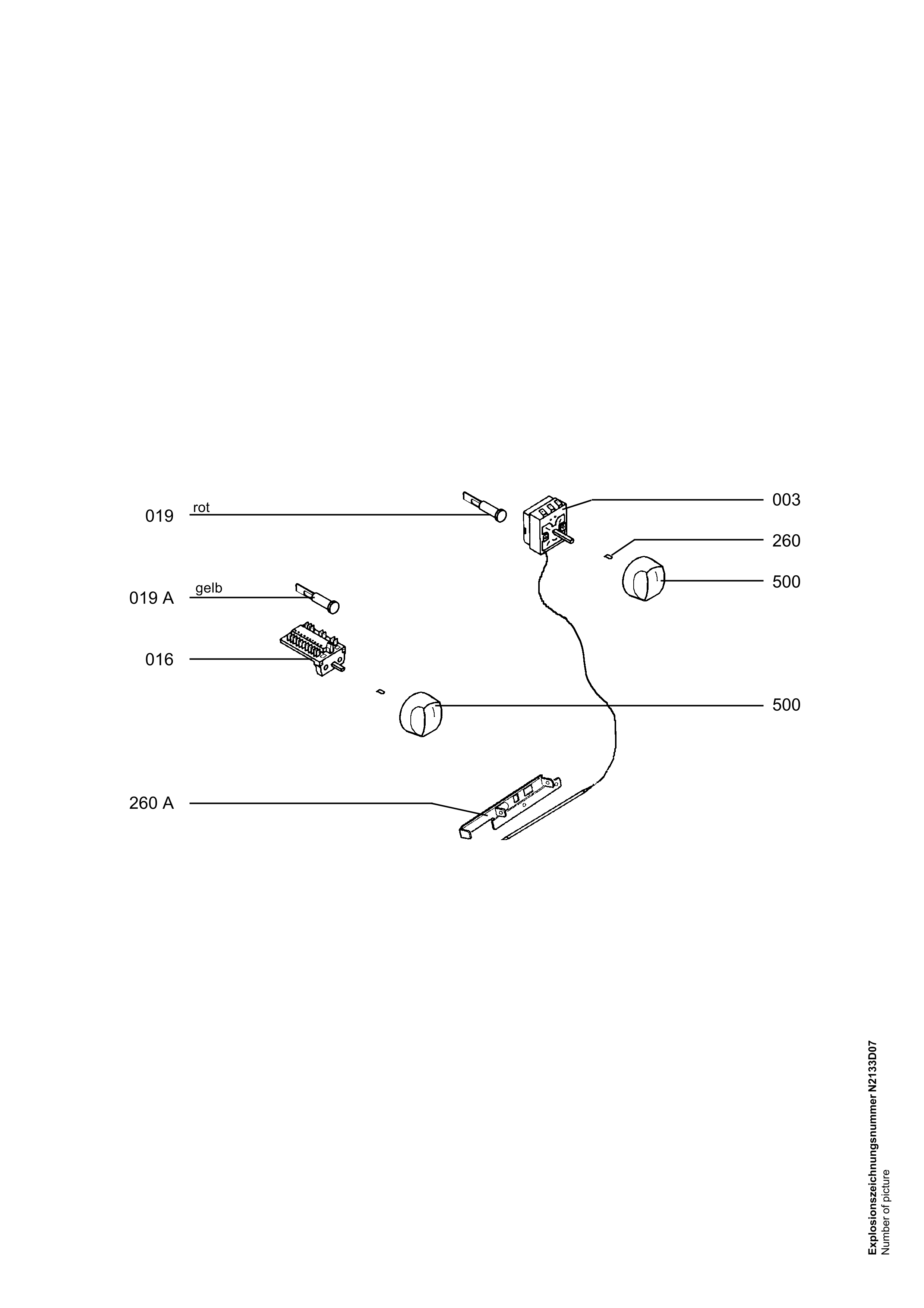 Explosionszeichnung AEG 94418163200 CB3000-1-M EURO