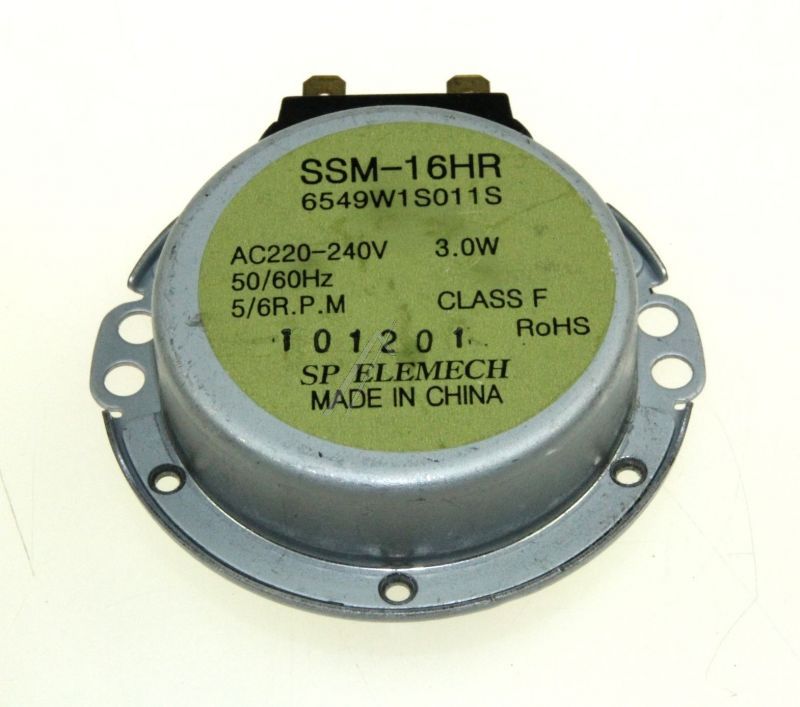 LG 6549W1S011S Drehtellermotor - Ssm-16hr motor(circ),synchronous 220-240v, 3,0w