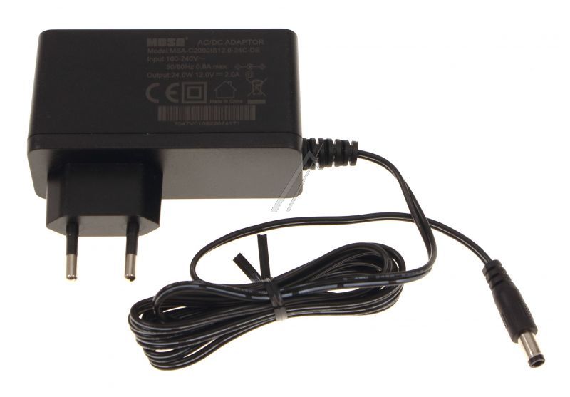 Vestel 30107553 - Psu wall type 12v 2a eu plugsaferohs(pkg