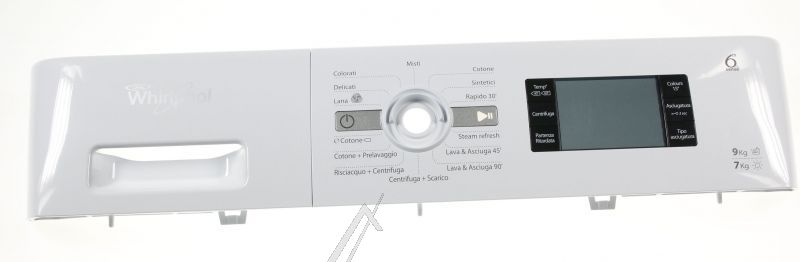 Whirlpool Indesit 482000090295 Blende - C00379776 schalterleiste + griff schublade Whirlpool Indesit 482000090295 Blende - C00379776 schalterleiste + griff schublade