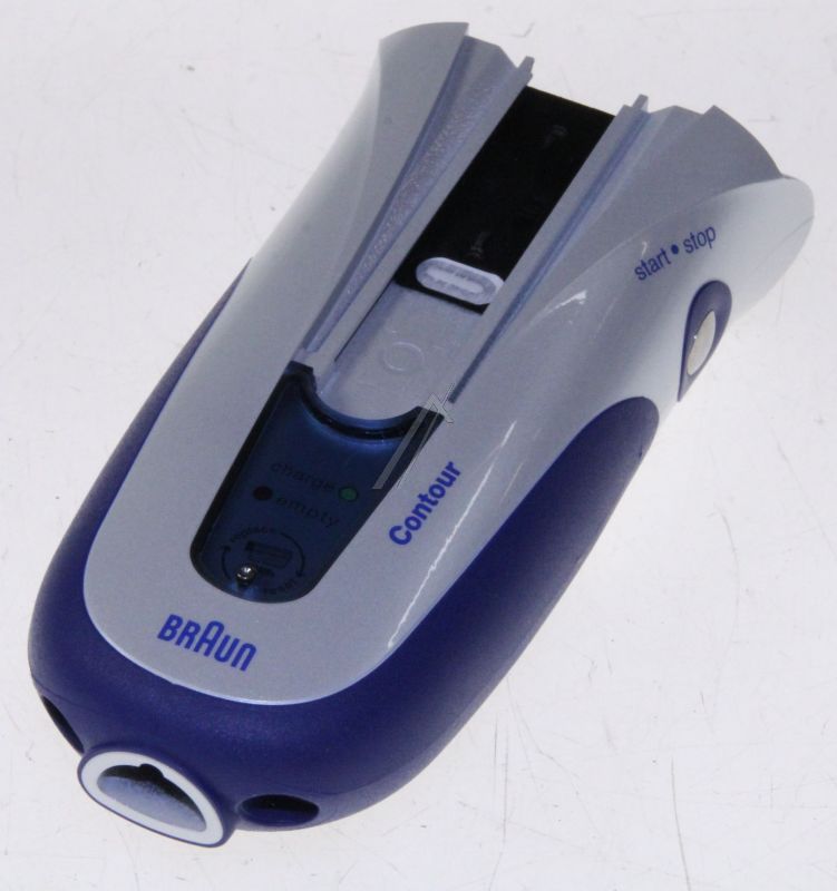 Braun Gehäuse Mittelteil - 7030449 67030449 gehäuse silberweiss/blau