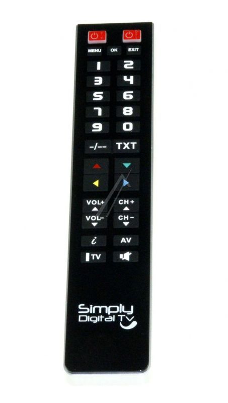Superior SUPTPB015 - Simply digital tv 2in1 universal-fernbedienung mit grossen tasten und 2 ebenen