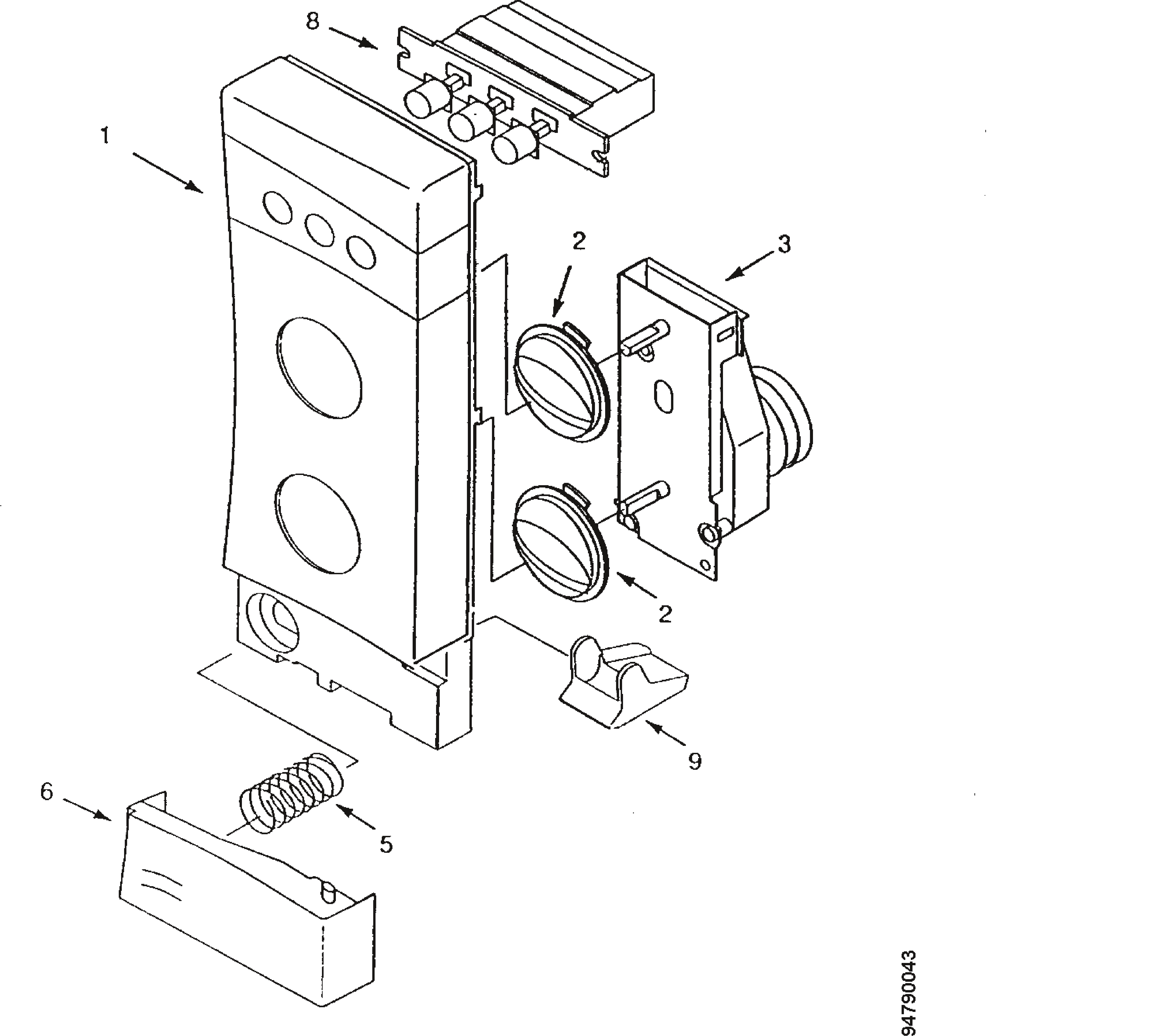 Explosionszeichnung Zanussi 94764050900 ZMJ 18 MG