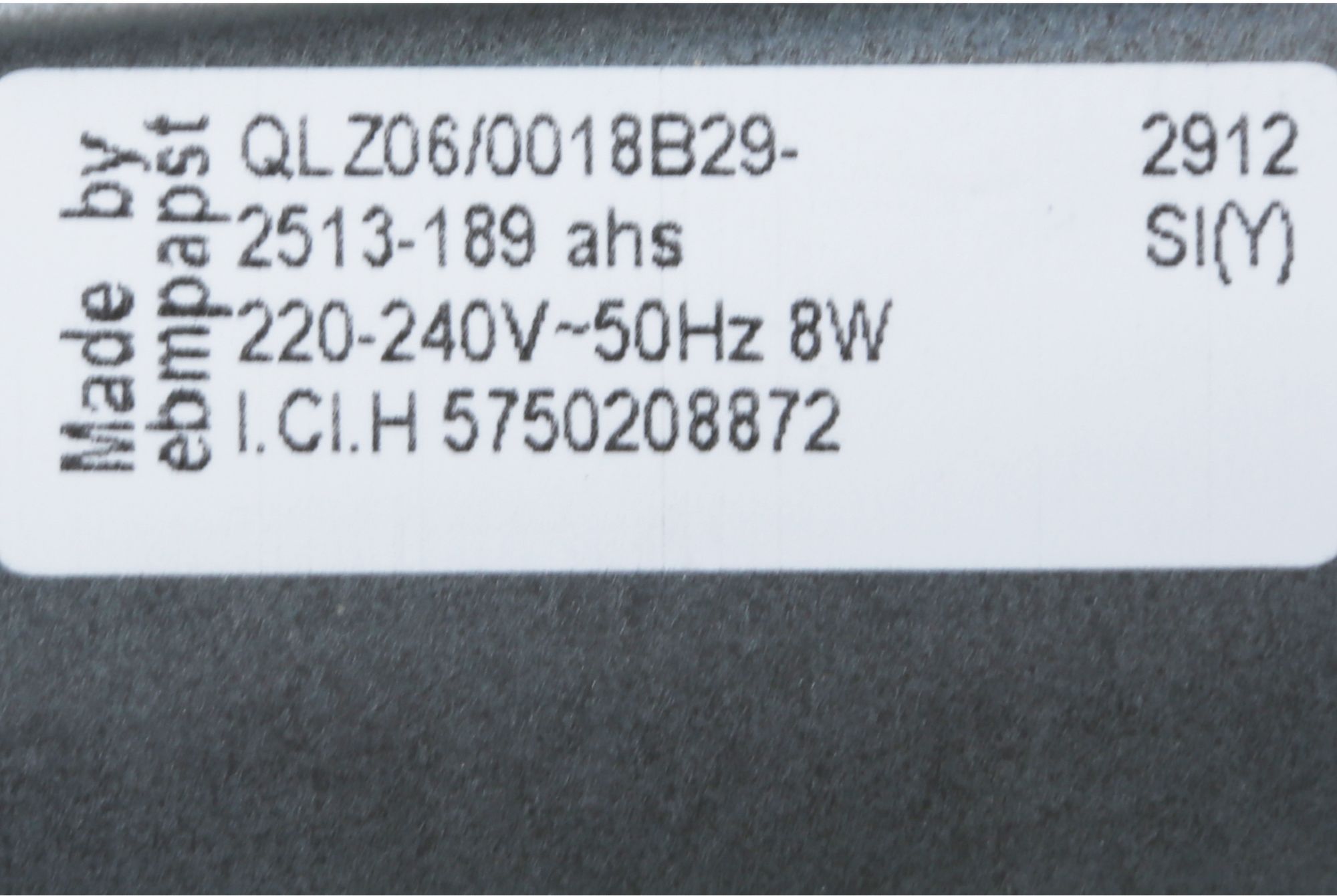 BSH Bosch Siemens 00496076 Lüfter - Lüftermotor