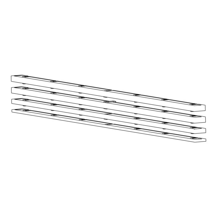 AEG Electrolux Augleichsblende 1118383346 für Geschirrspüler Leiste Ersatzteil