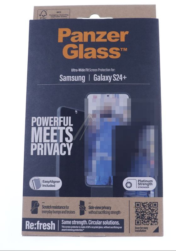 Panzerglass P7351 Display-Schutzfolie - Passend für panzerglass privacy screen protector samsung galaxy s24 plus | ultra-wide fit w. easyaligner