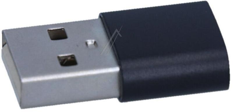 COM USB-Adapter - Usb-a adapter, usb-c buchse, 2.0, slim, metall
