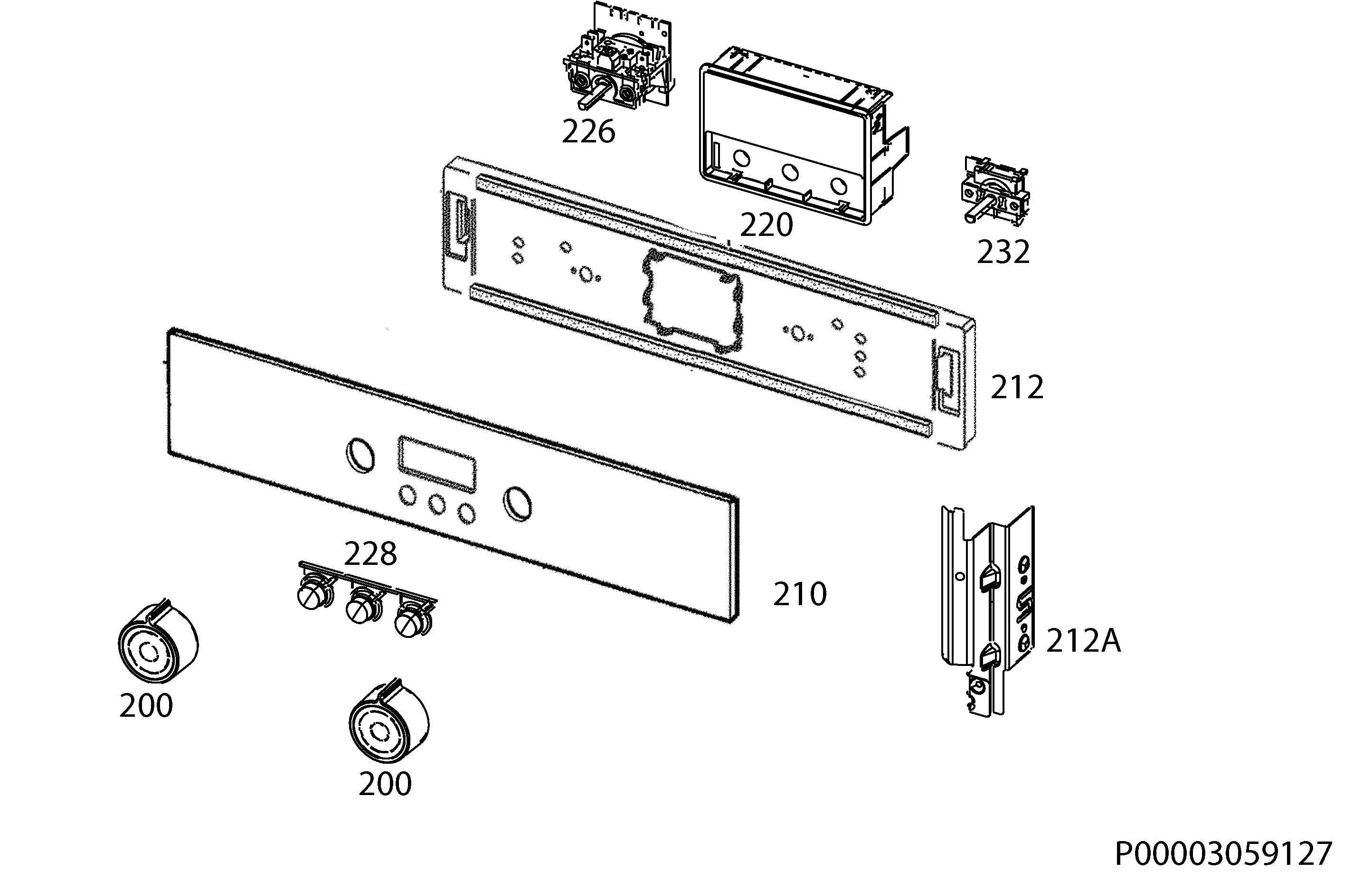 Explosionszeichnung Ikea 94406453600 OV14