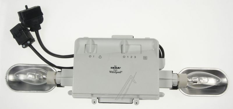 Whirlpool Indesit 481231039042 Blende - C00401171 schalterblende + lampen