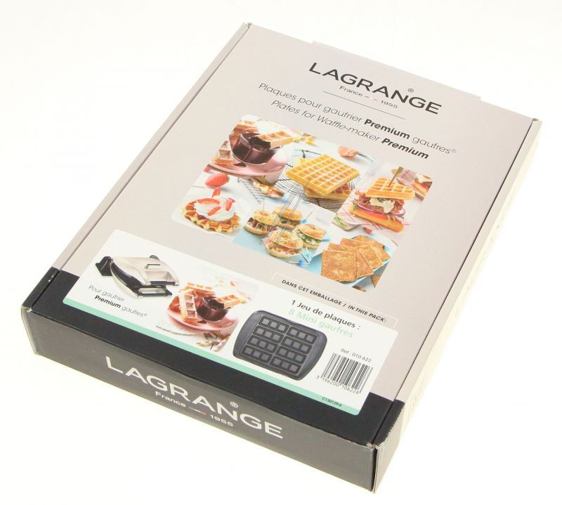 Lagrange 010622 Waffelplatte - Jeu de plaque mini-gaufres pour gaufrier premium