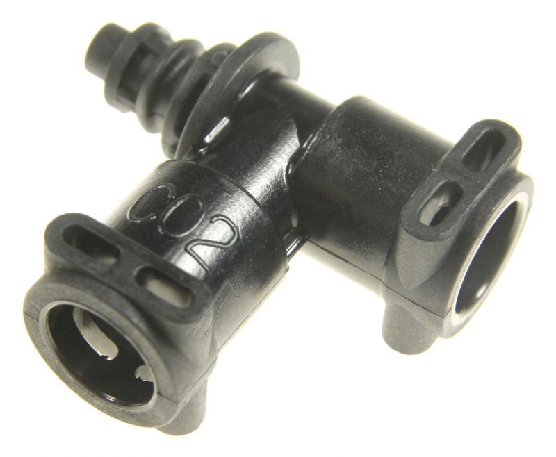 Delonghi 5313227661 Schlauchverbinder - Raccordo 90 nero(ppa) ec850