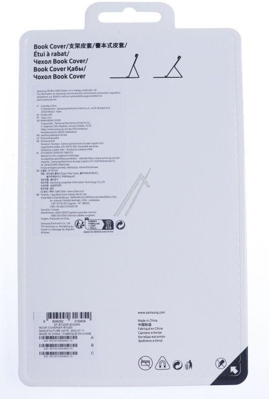 Samsung EFBT220PJEGWW - Ef-bt220pjegww passend für samsung book cover ef-bt220 für tab a7 lite, dark gray
