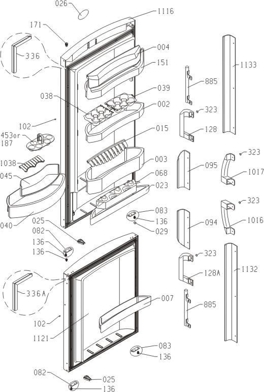 Explosionszeichnung Gorenje 224669 RK60352DW