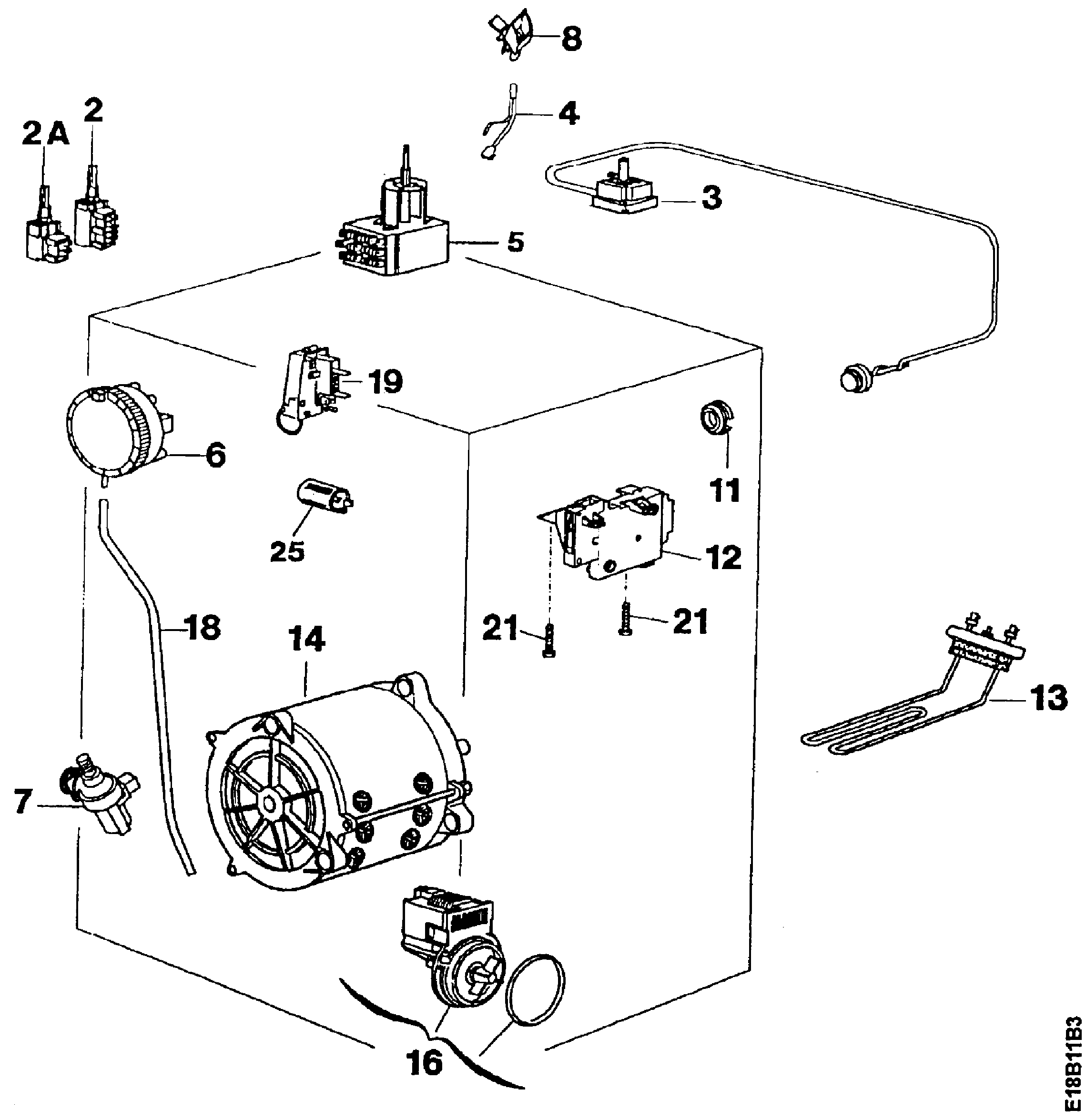 Explosionszeichnung Zanussi 91372625100 TL 972 C