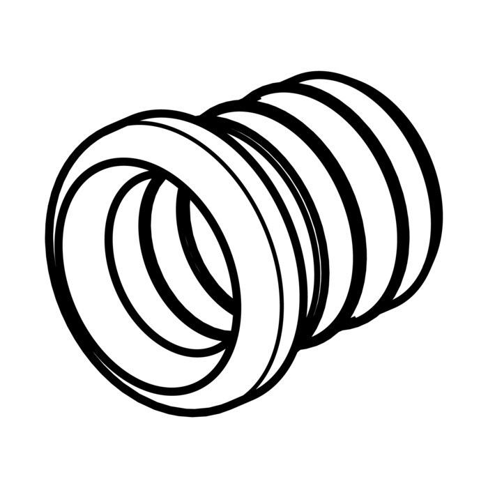 AEG Electrolux 1257791002 Anschlussstück - Buffer,verbindingsbuis