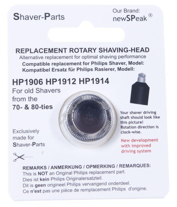 Newspeak Scherkopf - Scherkopf alternativ für philips hp1912, hp1906, hp1914 und agidel