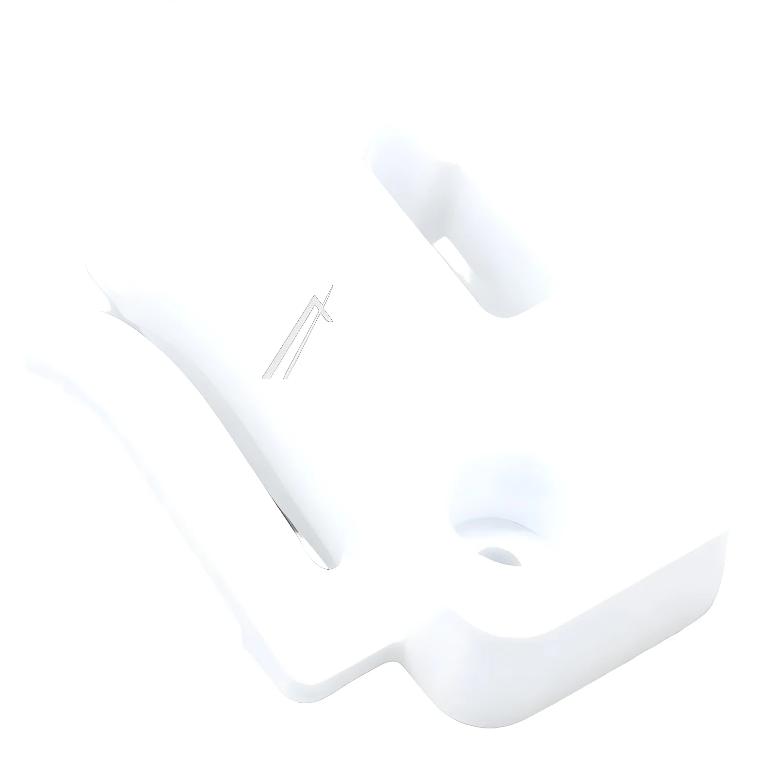 Whirlpool Stopper 488000506172 für Gefrierschrank Klappe C00506172 Stopper rechts Ersatzteil